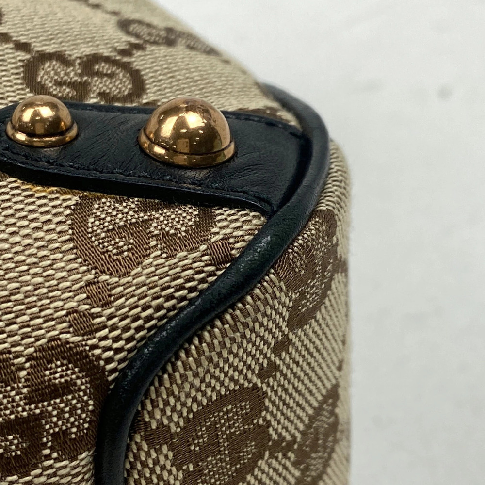 Gucci GG shoulder bag handbag Sherry Web canvas beige black - Picture 3 of 7